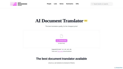 AI Document Translator